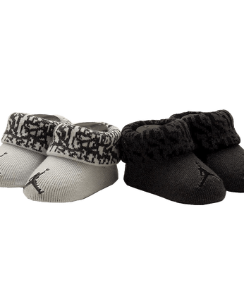Nike Jordan Newborn Baby Booties (0 6M) Silver, 0 6 Month